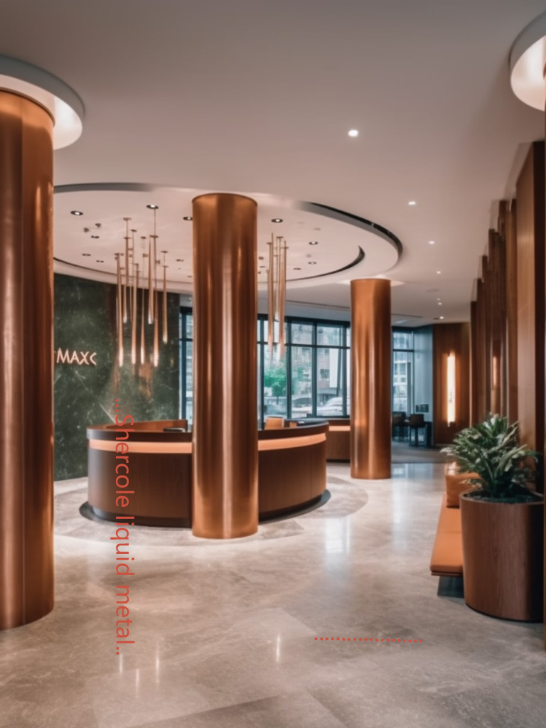 液態(tài)金屬能應(yīng)用到商業(yè)空間哪方面裝飾？