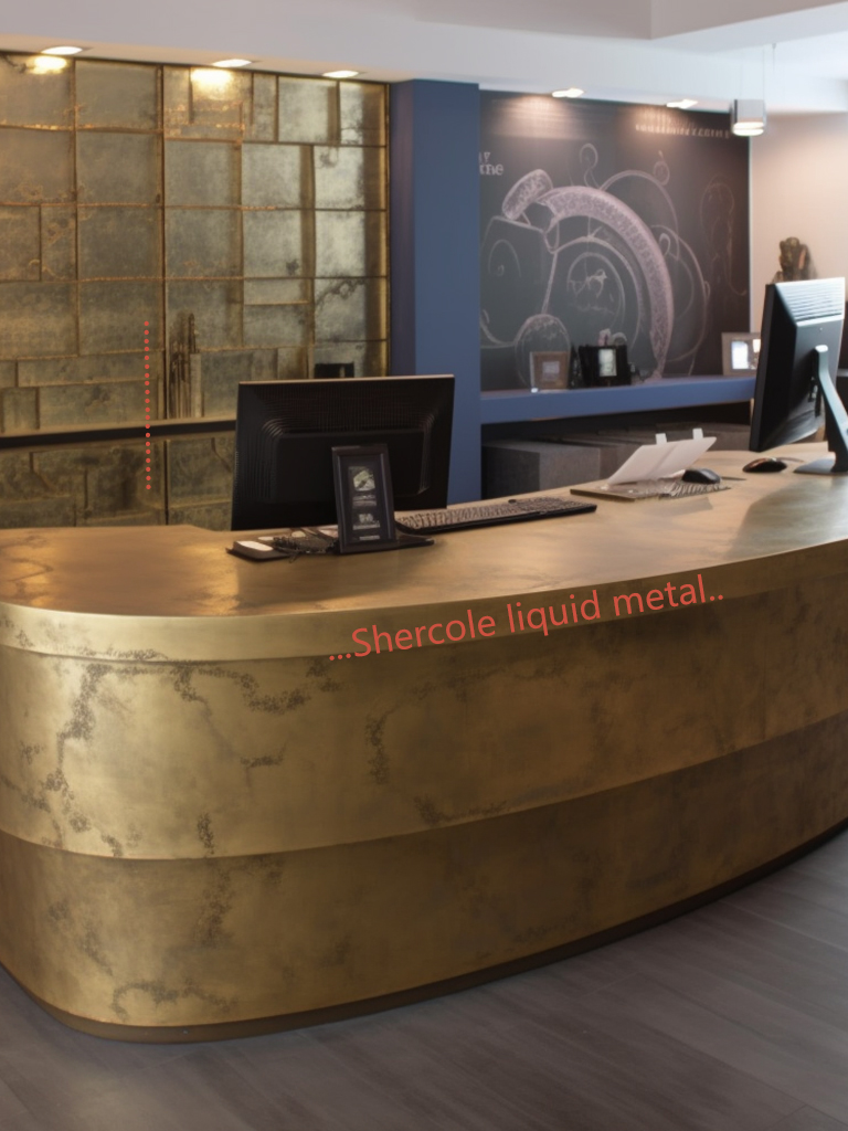 液態(tài)金屬裝飾在辦公室的應用同樣多樣豐富。